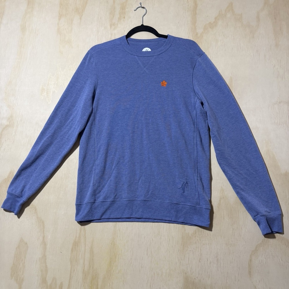 Toes On The Nose Sweatshirt Blue Crewneck Surf Logo Pullover‎ Mens S